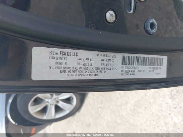 2C3CDZAG8KH623290 Dodge Challenger Sxt