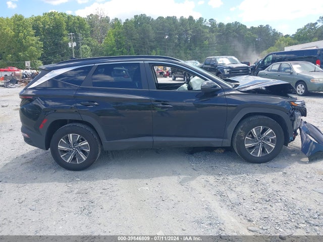 KM8JBCA16PU123341 Hyundai Tucson Hybrid Blue
