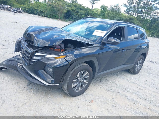 KM8JBCA16PU123341 Hyundai Tucson Hybrid Blue