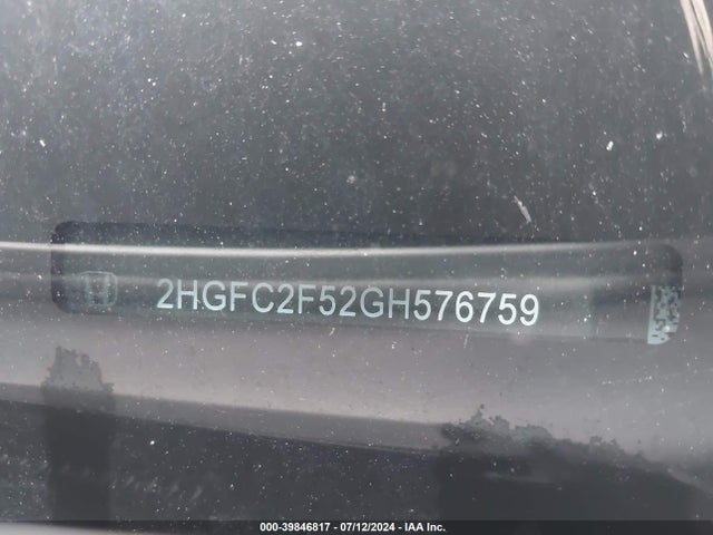 Honda Civic Lx 2016 2HGFC2F52GH576759 Image 18