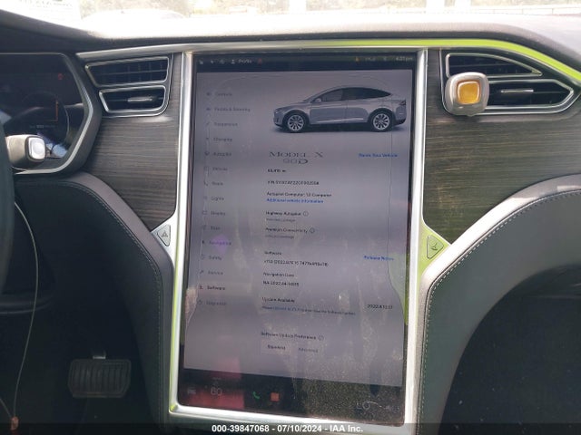 Tesla Model X 60d/70d/75d/90d 2016 5YJXCAE22GF002558 Image 19
