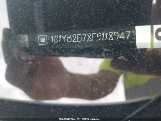 1G1YB2D78F5118947 Chevrolet CORVETTE STINGRAY