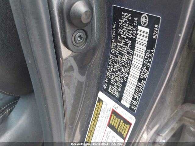 Toyota CAMRY SE 2014 4T1BF1FKXEU789727 Image 9