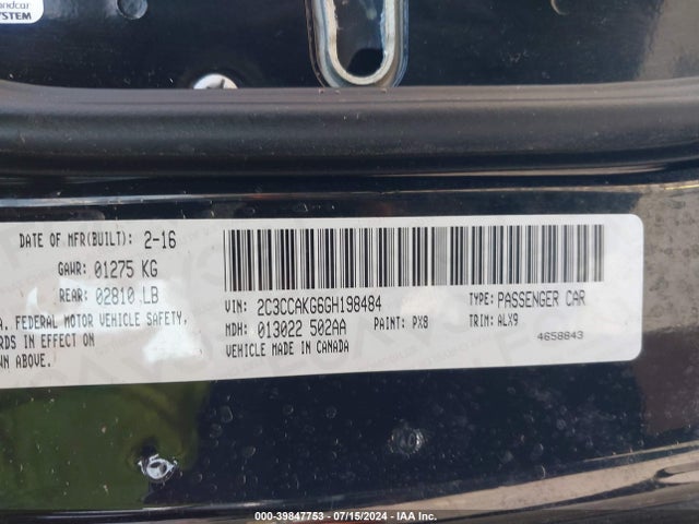2C3CCAKG6GH198484 Chrysler 300c Awd