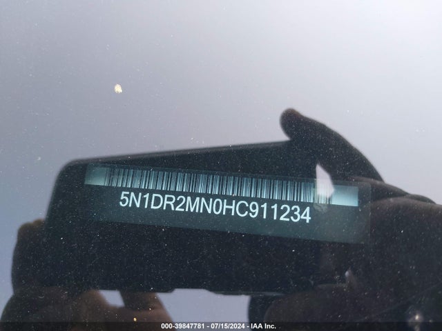 Nissan Pathfinder Sv 2017 5N1DR2MN0HC911234 Image 9