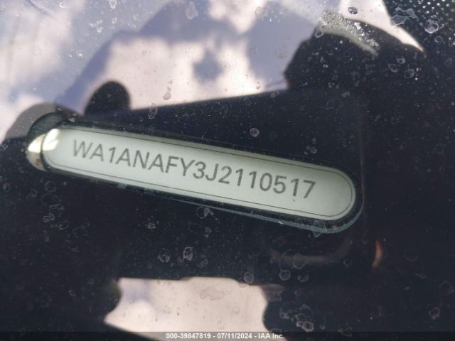WA1ANAFY3J2110517 Audi Q5 2.0t Premium/2.0t Tech Premium