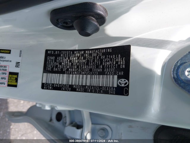 Toyota Corolla Se Nightshade Edition 2021 5YFS4MCE3MP059129 Image 9