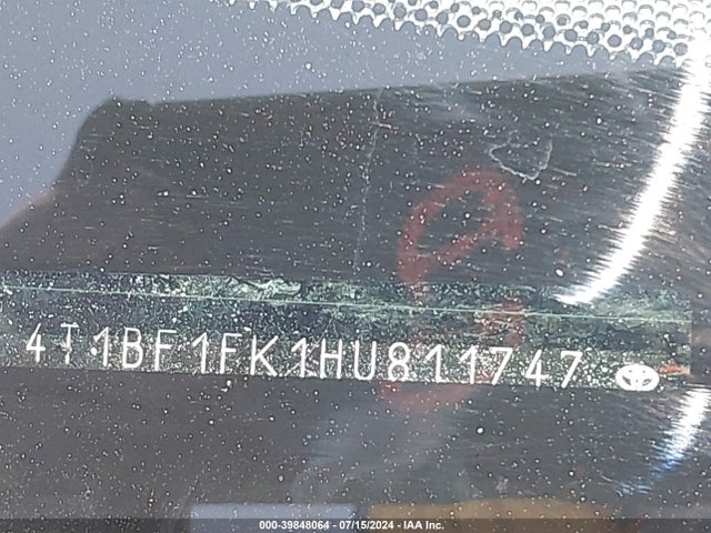 Toyota CAMRY SE 2017 4T1BF1FK1HU811747 Image 18