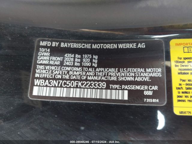 WBA3N7C50FK223339 BMW 428i