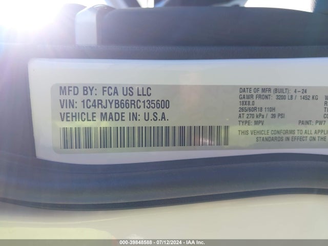 Jeep Grand Cherokee 4xe 2024 1C4RJYB66RC135600 Image 9