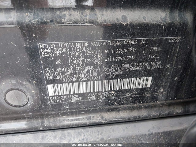 Toyota Rav4 Xle 2022 2T3P1RFV5NW264921 Image 9