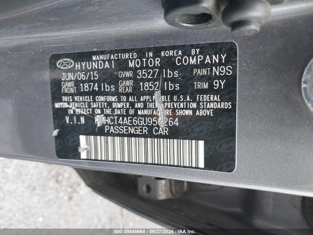 Hyundai ACCENT SE 2016 KMHCT4AE6GU956264 Image 17