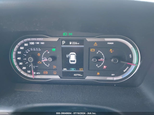 KM8JBCA19NU072754 Hyundai Tucson Hybrid Blue
