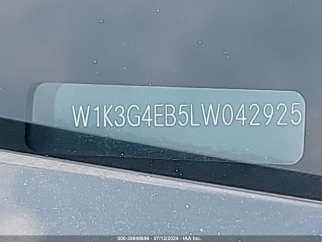 W1K3G4EB5LW042925 Mercedes-Benz A 220