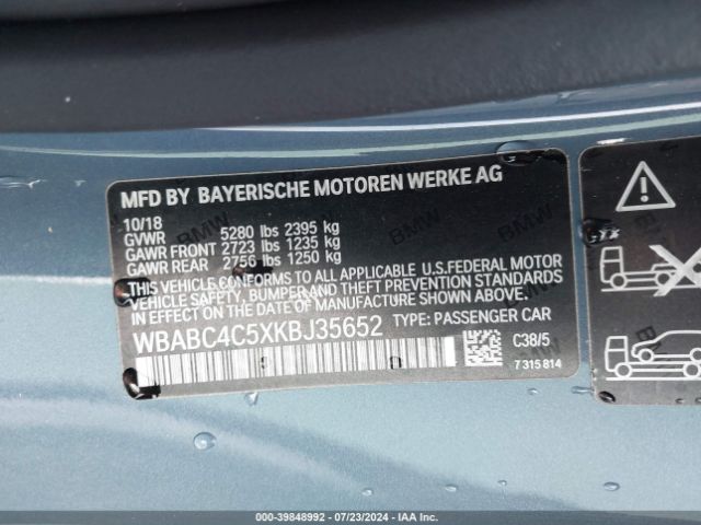 WBABC4C5XKBJ35652 BMW M850i Xdrive