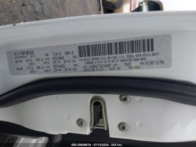 1C6RR6GT7GS145607 RAM 1500 Big Horn