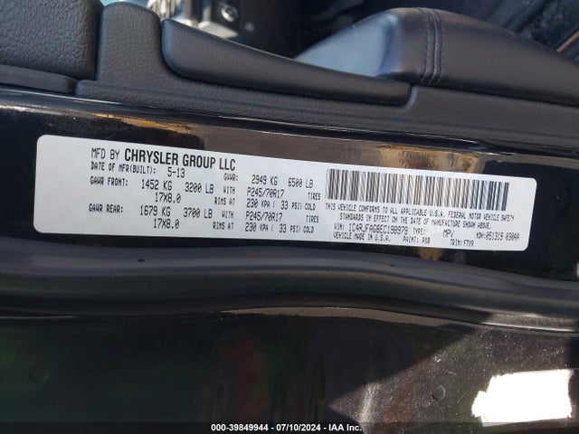 1C4RJFAG8EC198979 Jeep Grand Cherokee Laredo