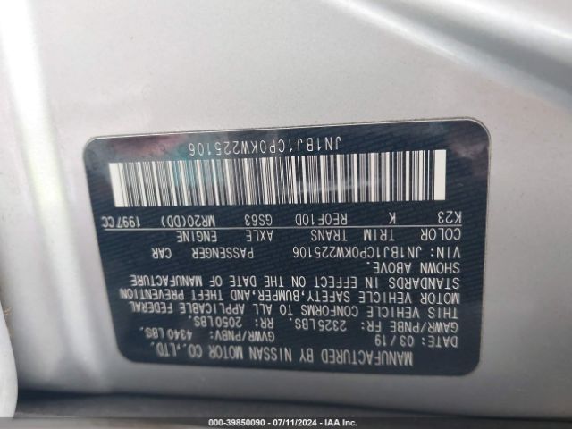 JN1BJ1CP0KW225106 Nissan Rogue Sport Sl