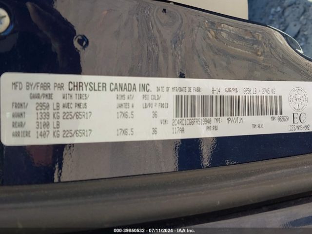 2C4RC1CG6FR519940 Chrysler Town & Country Touring-l