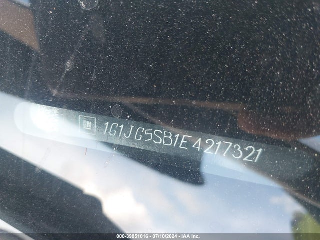 Chevrolet Sonic Rs Auto 2014 1G1JG5SB1E4217321 Image 9