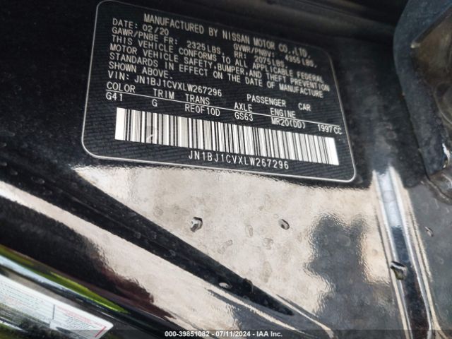 JN1BJ1CVXLW267296 Nissan Rogue Sport Sv Fwd Xtronic Cvt