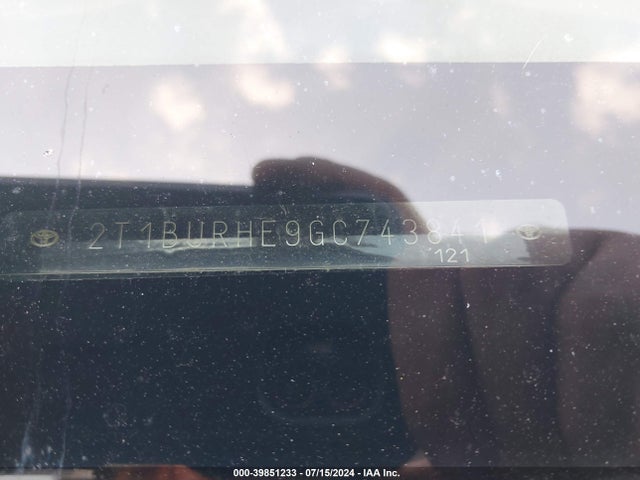 Toyota COROLLA LE 2016 2T1BURHE9GC743841 Image 12