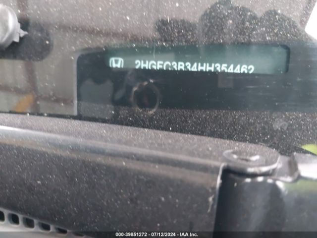 2HGFC3B34HH354462 Honda Civic Ex-t