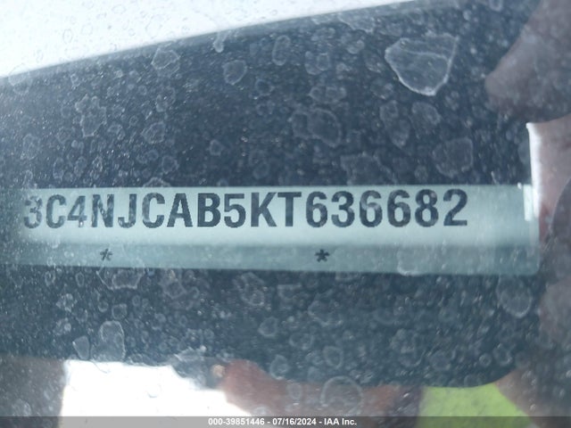 3C4NJCAB5KT636682 Jeep Compass Sport Fwd