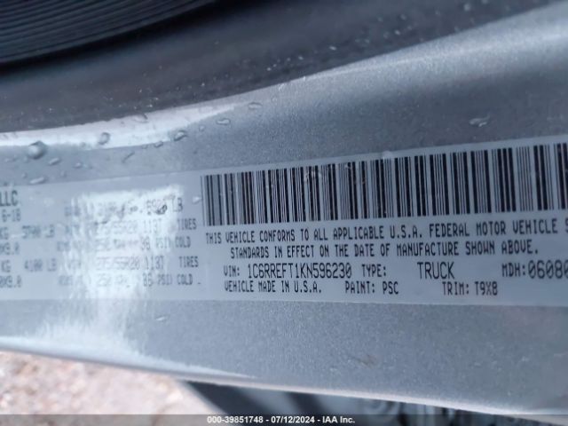 1C6RREFT1KN596230 RAM 1500