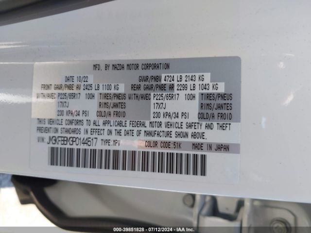 JM3KFBBM3P0144517 Mazda Cx-5 2.5 S Select