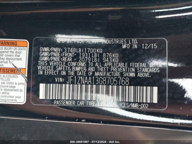 JF1ZNAA13G8705768 Scion FR-S