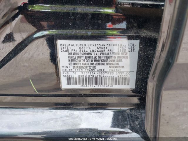 3N1AB8BV3RY201810 Nissan Sentra S Xtronic Cvt