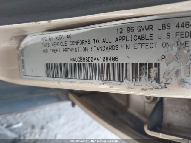 1997 AUDI A4 WAUCB88D2VA108406 Photo 8