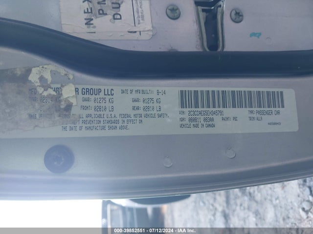 2C3CCAEG5EH345791 Chrysler 300C