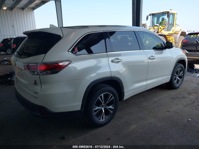 Toyota Highlander Xle V6 2016 5TDKKRFH3GS507048 Image 4