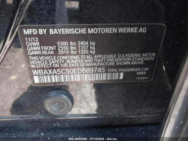 WBAXA5C50ED689745 BMW 535d