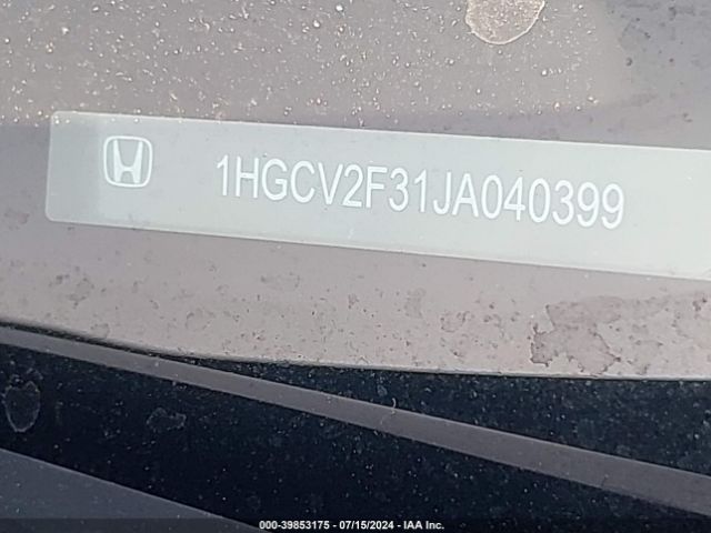 1HGCV2F31JA040399 Honda Accord Sport 2.0t