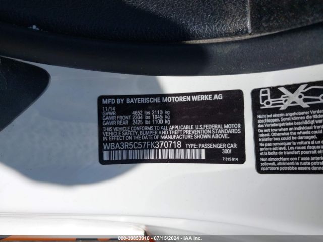 WBA3R5C57FK370718 BMW 435i Xdrive