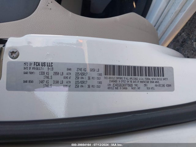 Dodge Grand Caravan Se 2019 2C4RDGBG3KR779028 Image 9