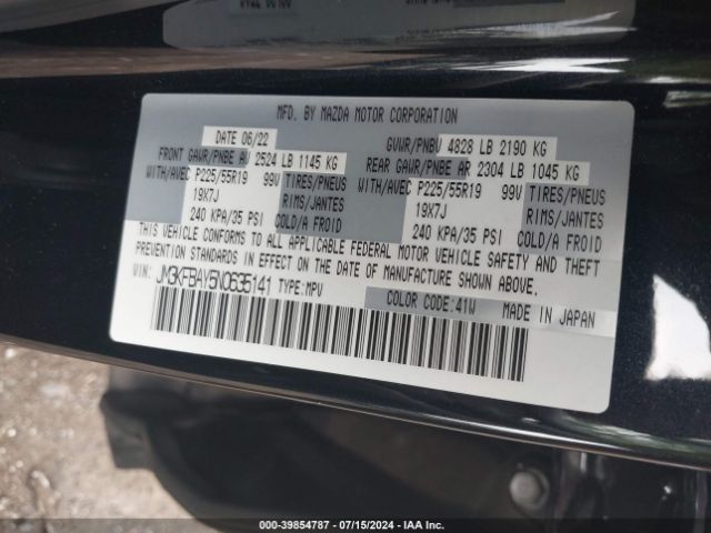 JM3KFBAY5N0635141 Mazda Cx-5 2.5 Turbo