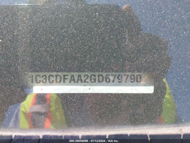 1C3CDFAA2GD679790 Dodge DART SE