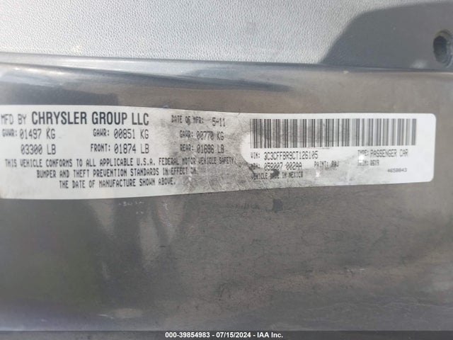 2012 FIAT 500 3C3CFFBR9CT126105 Photo 8