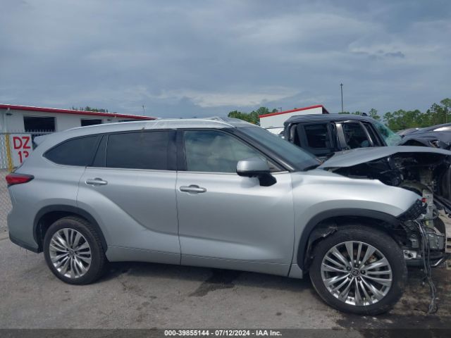 5TDFARAH5PS020669 Toyota Highlander Hybrid Platinum