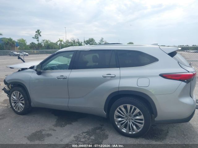 5TDFARAH5PS020669 Toyota Highlander Hybrid Platinum