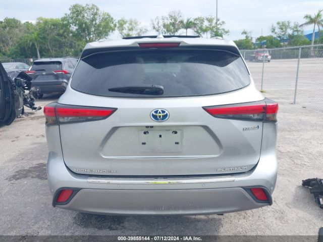 5TDFARAH5PS020669 Toyota Highlander Hybrid Platinum