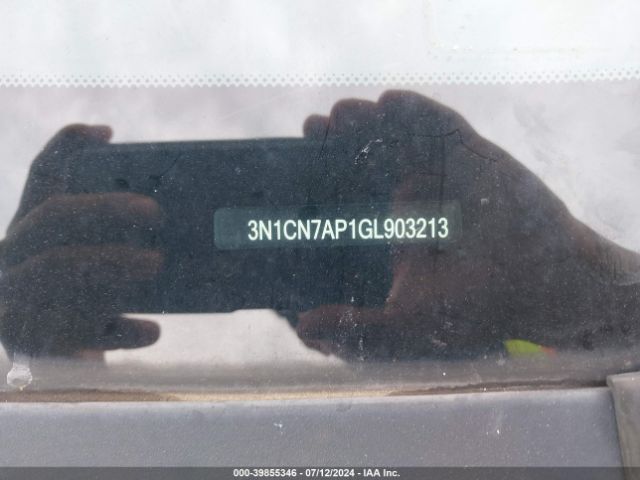 3N1CN7AP1GL903213 Nissan Versa 1.6 S+
