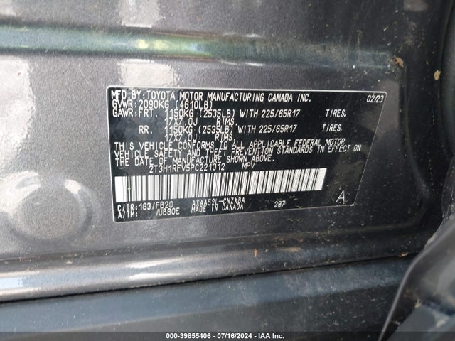 Toyota RAV4 LE 2023 2T3H1RFV5PC221012 Image 9