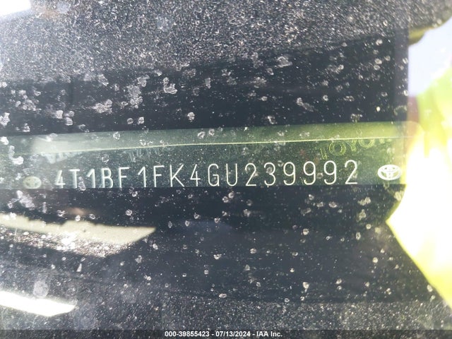 Toyota CAMRY LE 2016 4T1BF1FK4GU239992 Image 17