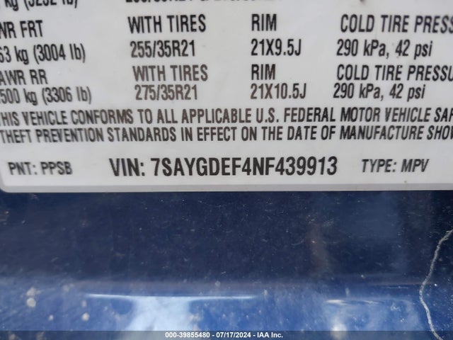 7SAYGDEF4NF439913 Tesla Model Y Performance Dual Motor All-wheel Drive
