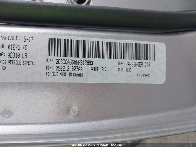 2C3CCAGGXHH612893 Chrysler 300 300s Awd